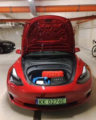 Tesla Model 3 cena 179000 przebieg: 48000, rok produkcji 2021 z Kraków małe 137